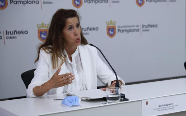 Maite Esporrín, concejal socialista. Maite Esporrín, concejal socialista.