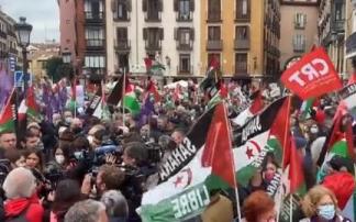 Imagen de la concentración celebrada este sábado.