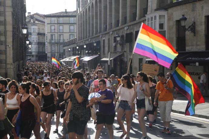 Última manifestación del 28-J realizada antes de la pandemia.