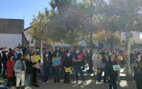 Manifestación en Valdeavero