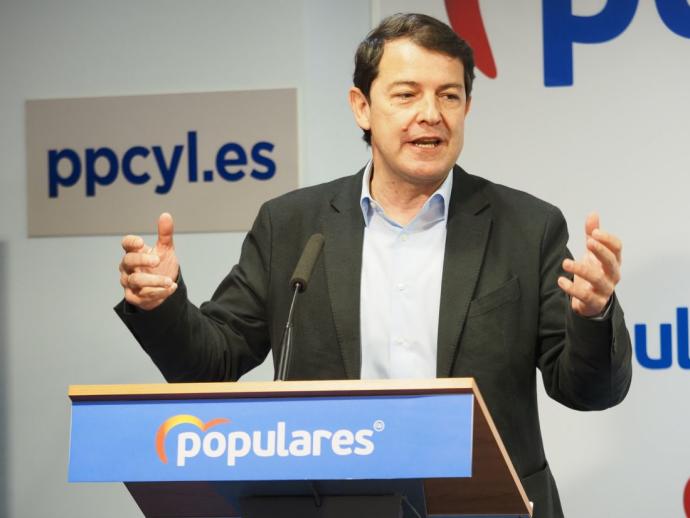 Alfonso Fernández Mañueco, candidato del PP