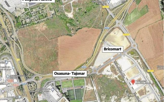 La parcela donde se construirá la nueva nave está ubicada junto a la ronda Este.