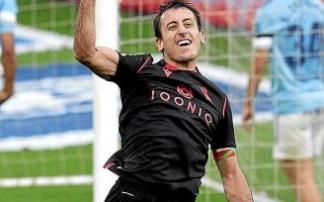 Mikel Oyarzabal celebra un gol en Balaídos ante el Celta. Foto: Efe