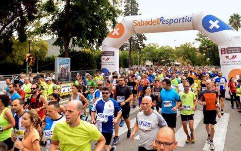 Imagen de archivo de una prueba atlética en Sabadell
