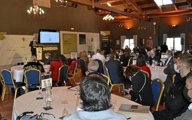 Un momento del foro que se celebra en Laguardia.