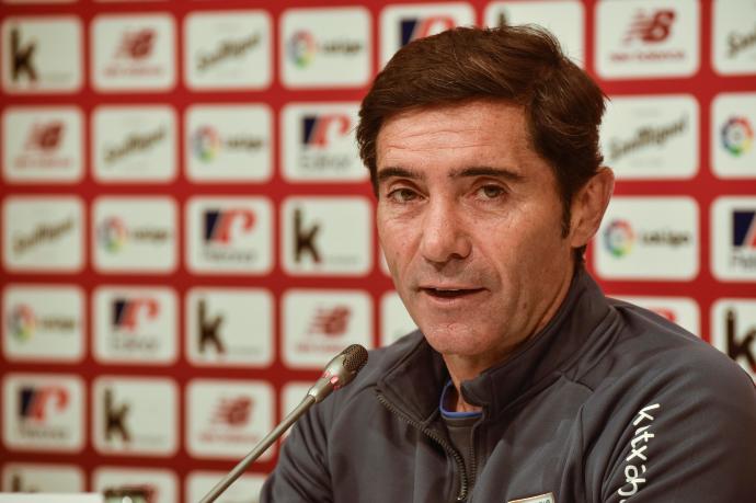 El entrenador del Athletic de Bilbao, Marcelino García Toral