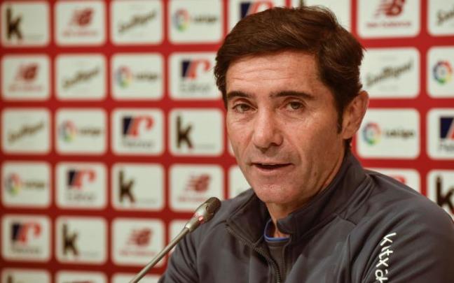El entrenador del Athletic de Bilbao, Marcelino García Toral