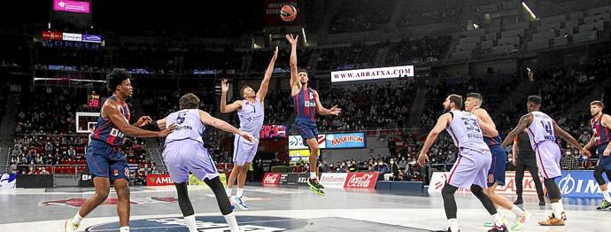 El Baskonia no juega un partido oficial desde que se impuso al Barça el pasado 30 de diciembre en Euroliga. Foto: Jorge Muñoz