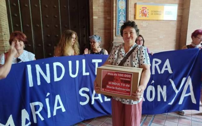 María Salmerón fue condenada a nueve meses de prisión. María Salmerón fue condenada a nueve meses de prisión.