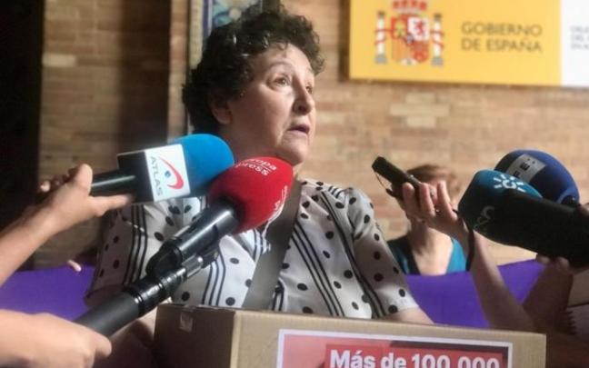 María Salmerón en la Delegación del Gobierno María Salmerón en la Delegación del Gobierno