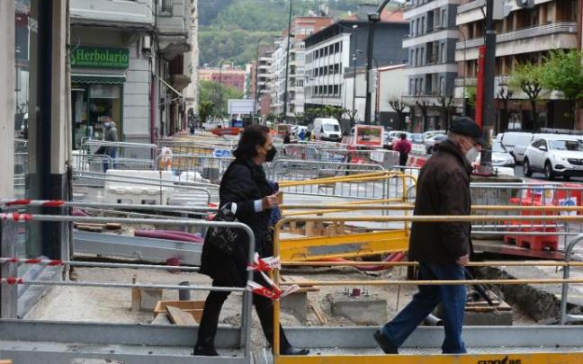 Durante las obras no se cortará el paso a los peatones.