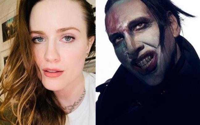 Evan Rachel Wood y Marilyn Manson. Evan Rachel Wood y Marilyn Manson.