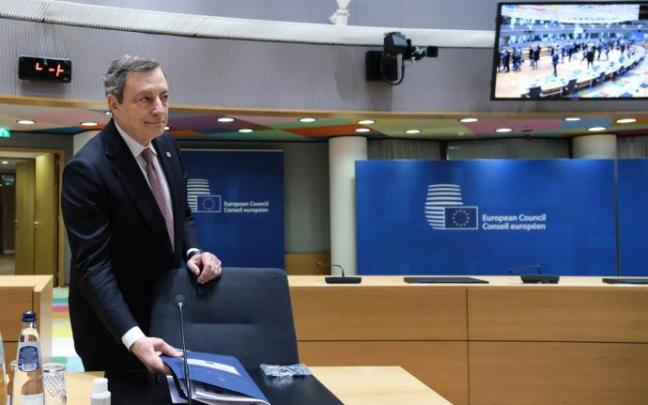 El primer ministro de Italia, Mario Draghi.