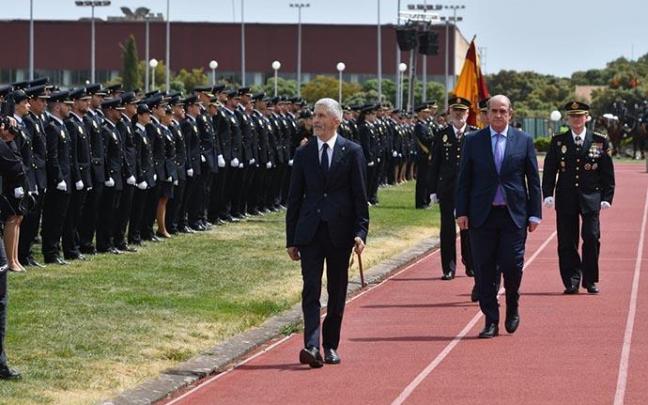 Marlaska en la jura de nuevos policías en Ávila.