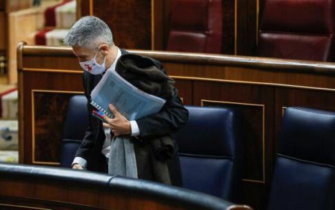Fernando Grande-Marlaska, en el Congreso de los Diputados. Fernando Grande-Marlaska, en el Congreso de los Diputados.