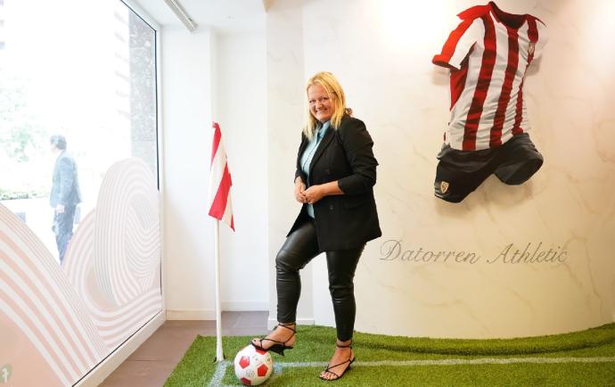 Marta Areizaga, aspirante a vicepresidenta tercera del club rojiblanco con Iñaki Arechabaleta