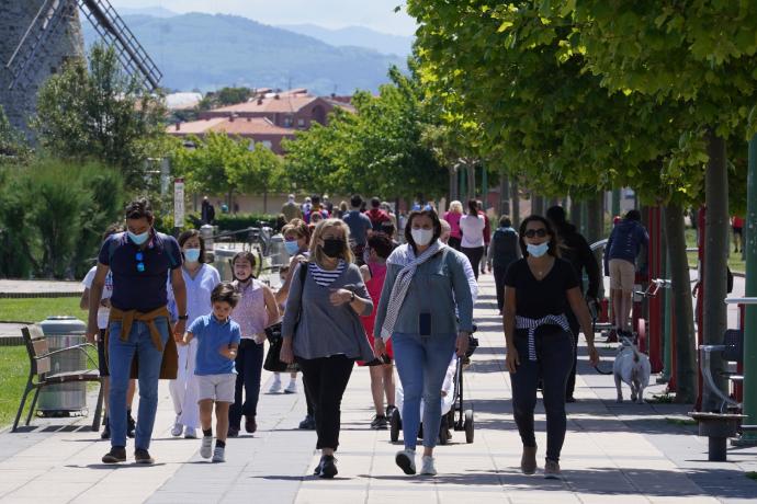 Cinco municipios continúan en la zona roja por coronavirus en Bizkaia