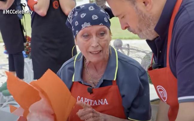 Verónica Forqué, en 'MasterChef Celebrity' junto a Miki Nadal. Verónica Forqué, en 'MasterChef Celebrity' junto a Miki Nadal.