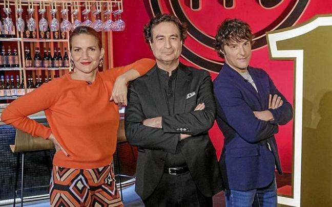 Samantha Vallejo-Nágera, Pepe Rodríguez y Jordi Cruz. Foto: RTVE