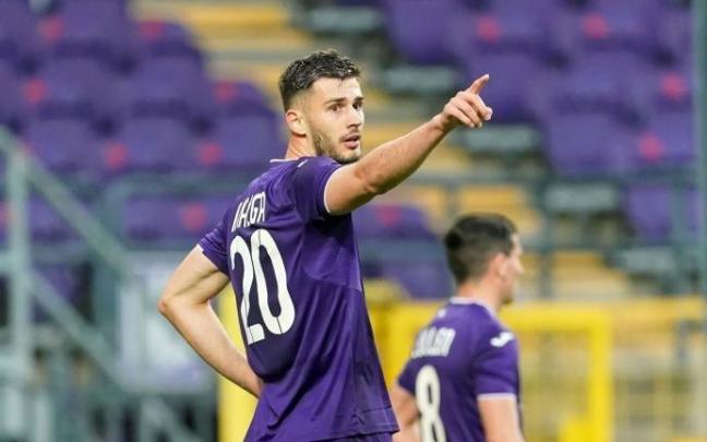 Matt Miazga, durante un partido de la pasada temporada con el Anderlecht.