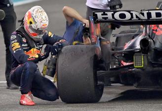 Verstappen, tras ganar.