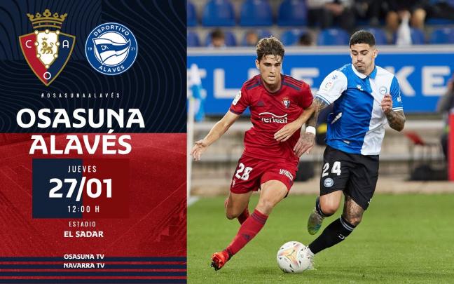 Partido amistoso C.A. Osasuna - Deportivo Alavés (27.1.2022)
