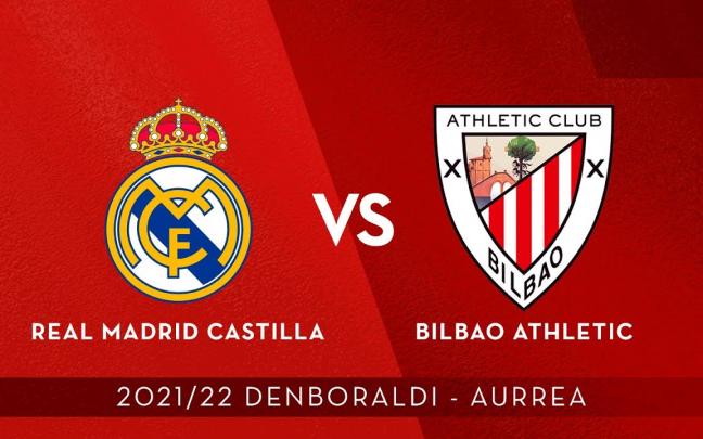 🔴 LIVE - Real Madrid Castilla vs Bilbao Athletic ⚽️ Lagunartekoa I Amistoso