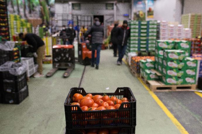 Fotografía tomada en diciembre pasado en las instalaciones de Mercabilbao.