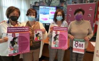 Abanto inaugurará el 8-M su gran punto lila, inicio de la manifestación reividicativa.