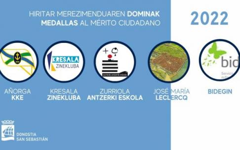 Ganadores de las Medallas al Mérito Ciudadano de 2022.