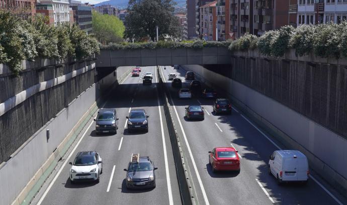 El estado actual de La Avanzada a su paso por el municipio de Leioa.