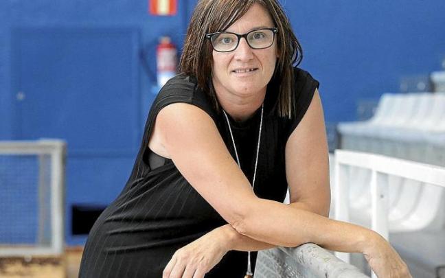 La responsable de la sección de balonmano del Bera Bera, Tati Garmendia. Foto: Gorka Estrada