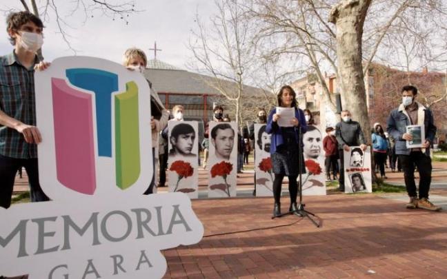 Concentración del colectivo Memoria Gara