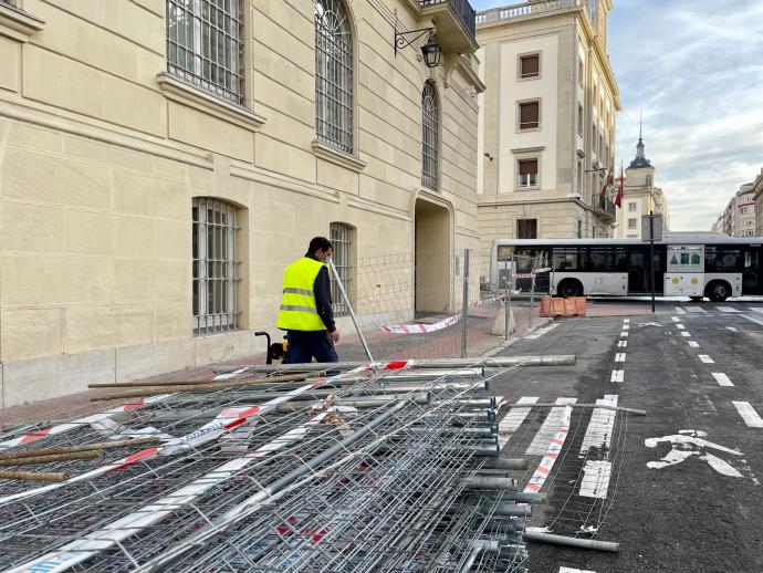 Inicio de las obras.