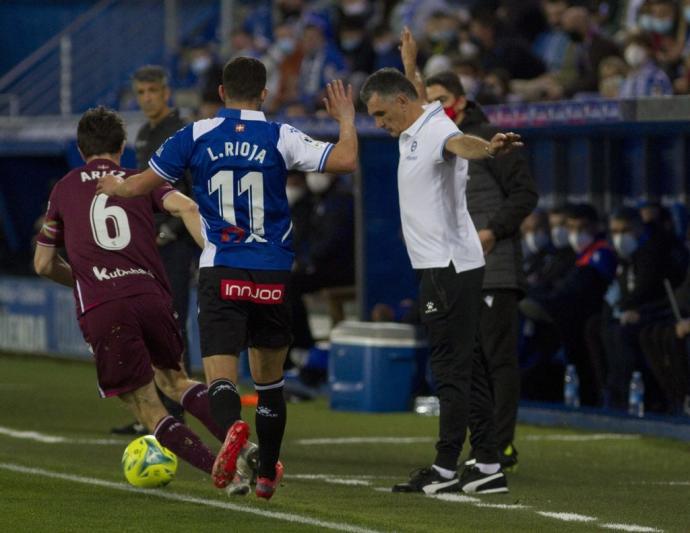 José Luis Mendilibar, entrenador del Alavés