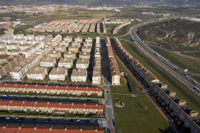 Vista aérea de Mendillorri