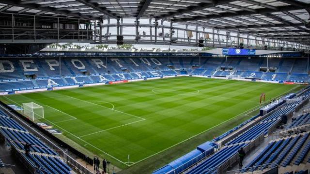 Aspecto que presenta actualmente el estadio de Mendizorroza Aspecto que presenta actualmente el estadio de Mendizorroza