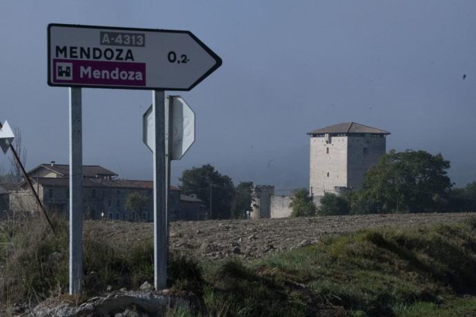 Señal de entrada a Mendoza.