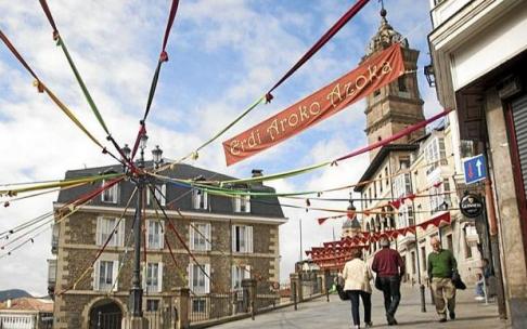 Decoración en una edición previa del Mercado Medieval. Foto: J. Muñoz