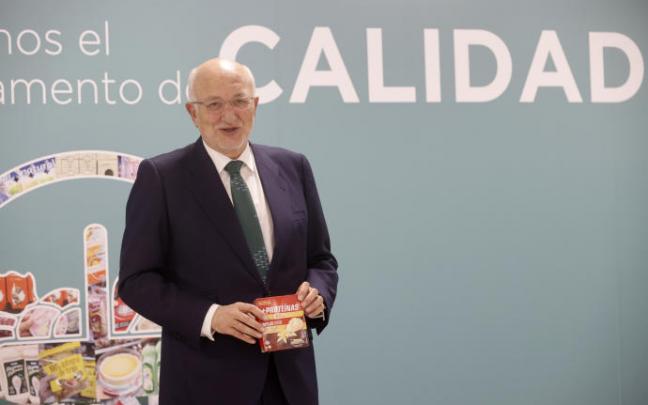 Juan Roig, durante la presentación de los resultados de Mercadona del año 2021. Juan Roig, durante la presentación de los resultados de Mercadona del año 2021.