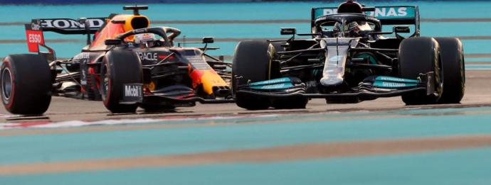 Hamilton por delante de Verstappen en Abu Dhabi