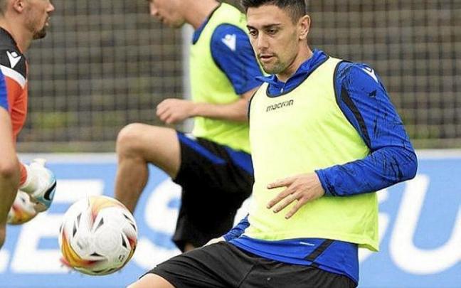 Merquelanz, en un entrenamiento. Foto: Ruben Plaza