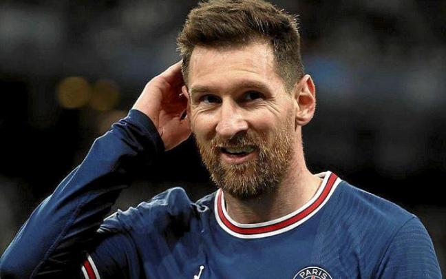 Messi, el miércoles en el Bernabéu con el PSG. Foto: Efe