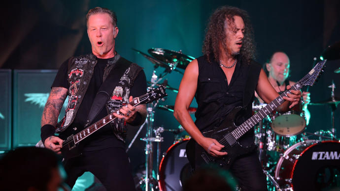 La banda de rock californiana, Metallica.