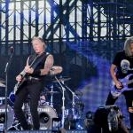 Metallica durante uno de sus conciertos.