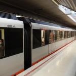Una unidad de Metro Bilbao.