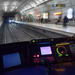Cabina de conductor de Metro Bilbao