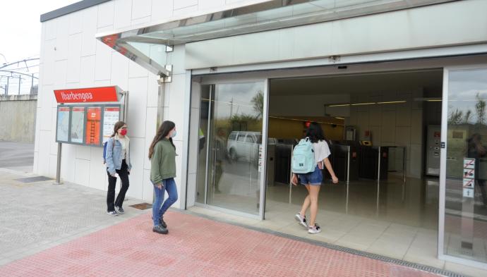 Imagen de archivo de la estación de metro de Ibarbengoa.