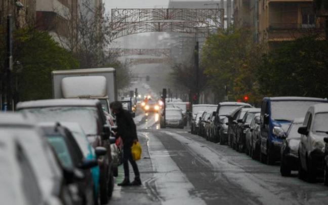 Nieve en Vitoria