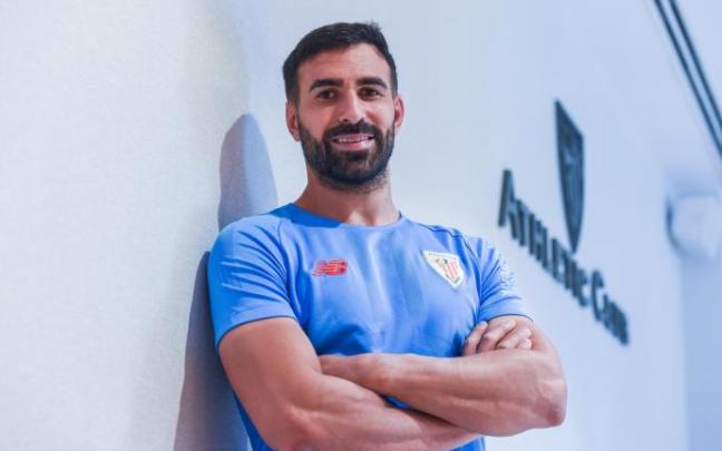 Mikel Balenziaga, ayer jueves en las instalaciones de Lezama.